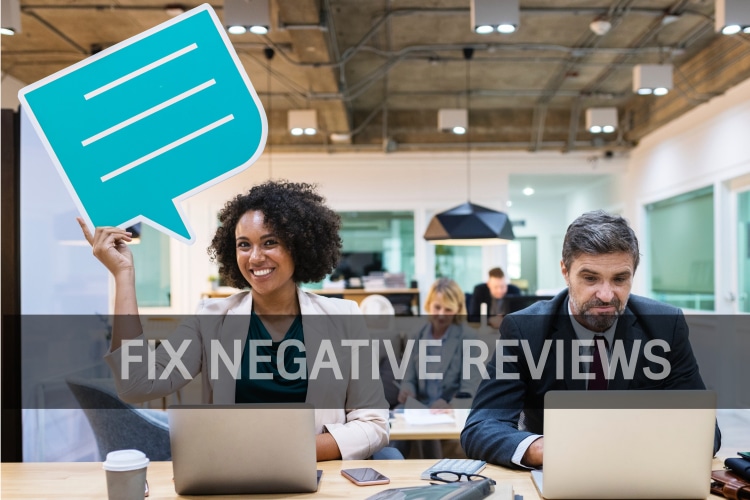 how to fix negative online reviews